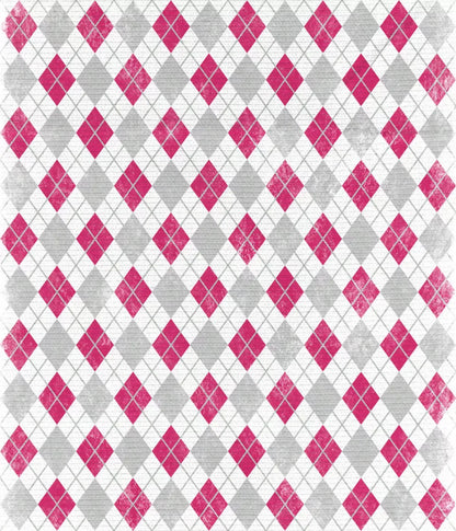 Argyle Pink 10X12 Ultracloth ( 120 X 144 Inch ) Backdrop