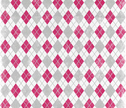 Argyle Pink 12X10 Ultracloth ( 144 X 120 Inch ) Backdrop