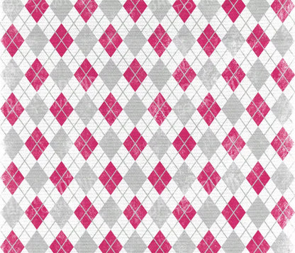Argyle Pink 12X10 Ultracloth ( 144 X 120 Inch ) Backdrop