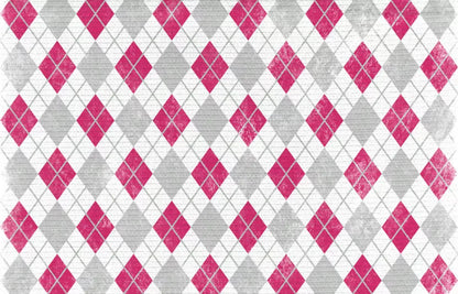 Argyle Pink 12X8 Ultracloth ( 144 X 96 Inch ) Backdrop