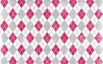 Argyle Pink 14X9 Ultracloth ( 168 X 108 Inch ) Backdrop