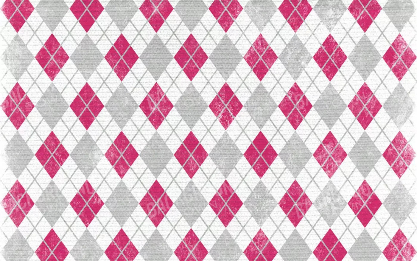 Argyle Pink 14X9 Ultracloth ( 168 X 108 Inch ) Backdrop