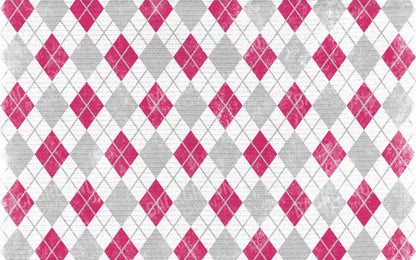 Argyle Pink 14X9 Ultracloth ( 168 X 108 Inch ) Backdrop