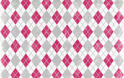 Argyle Pink 16X10 Ultracloth ( 192 X 120 Inch ) Backdrop
