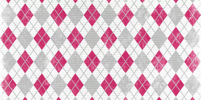 Argyle Pink 20X10 Ultracloth ( 240 X 120 Inch ) Backdrop