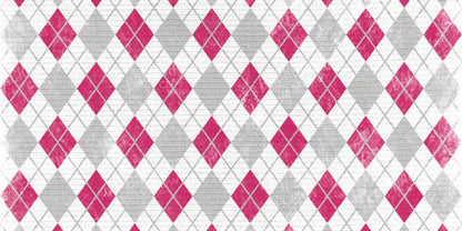 Argyle Pink 20X10 Ultracloth ( 240 X 120 Inch ) Backdrop