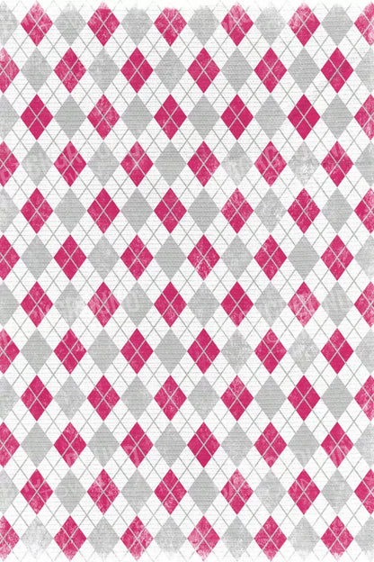 Argyle Pink 5X8 Ultracloth ( 60 X 96 Inch ) Backdrop