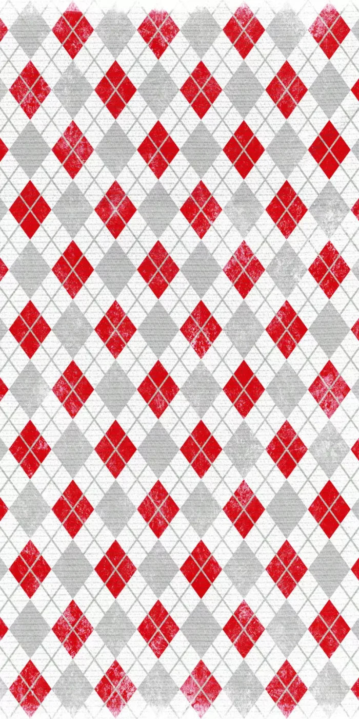 Argyle Red 10X20 Ultracloth ( 120 X 240 Inch ) Backdrop