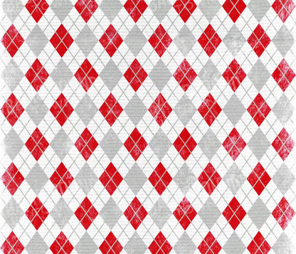 Argyle Red 12X10 Ultracloth ( 144 X 120 Inch ) Backdrop