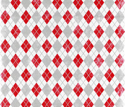 Argyle Red 12X10 Ultracloth ( 144 X 120 Inch ) Backdrop