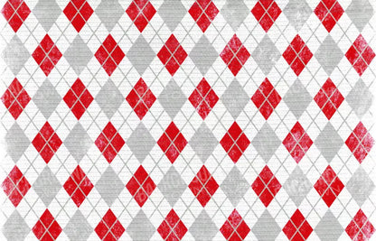 Argyle Red 12X8 Ultracloth ( 144 X 96 Inch ) Backdrop