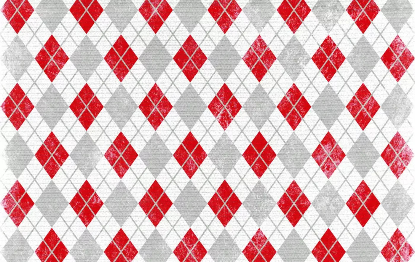Argyle Red 16X10 Ultracloth ( 192 X 120 Inch ) Backdrop