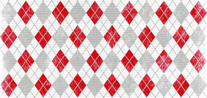 Argyle Red 16X8 Ultracloth ( 192 X 96 Inch ) Backdrop