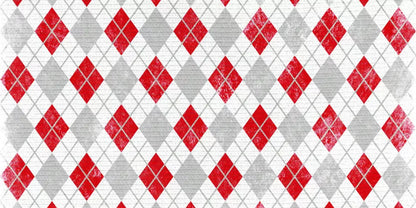 Argyle Red 20X10 Ultracloth ( 240 X 120 Inch ) Backdrop