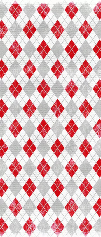 Argyle Red 5X12 Ultracloth For Westcott X-Drop ( 60 X 144 Inch ) Backdrop