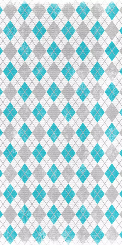 Argyle Teal 10X20 Ultracloth ( 120 X 240 Inch ) Backdrop