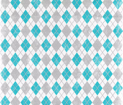 Argyle Teal 12X10 Ultracloth ( 144 X 120 Inch ) Backdrop