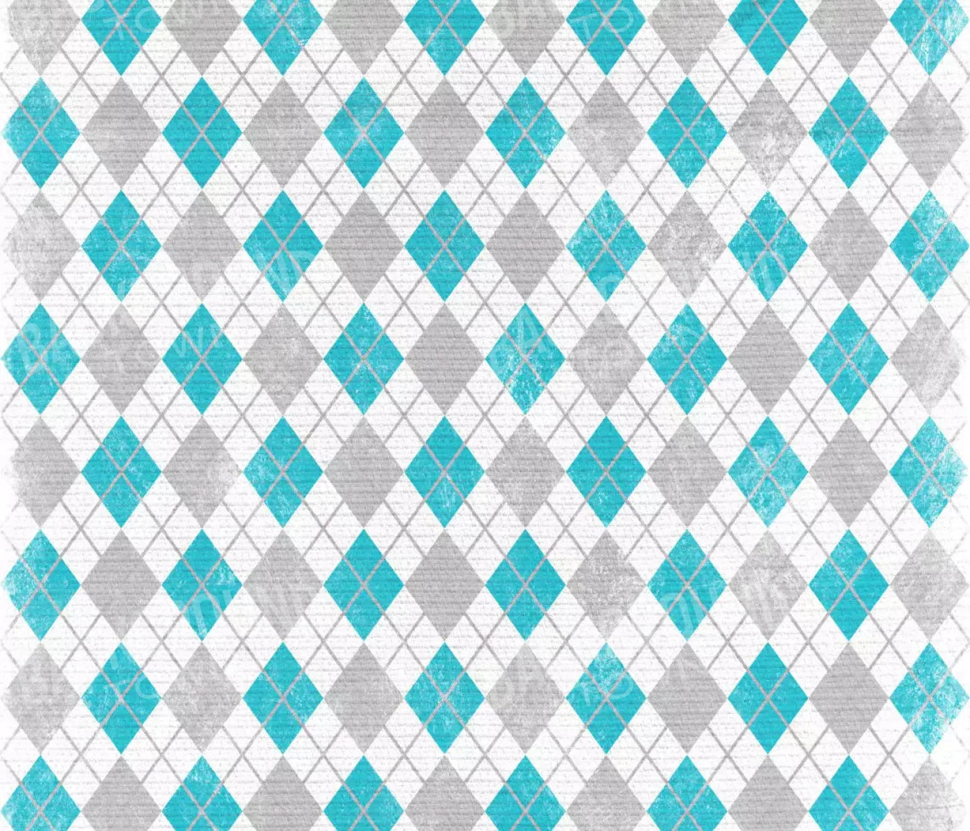 Argyle Teal 12X10 Ultracloth ( 144 X 120 Inch ) Backdrop