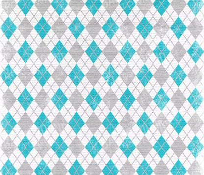 Argyle Teal 12X10 Ultracloth ( 144 X 120 Inch ) Backdrop
