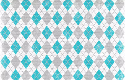 Argyle Teal 12X8 Ultracloth ( 144 X 96 Inch ) Backdrop