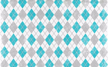 Argyle Teal 14X9 Ultracloth ( 168 X 108 Inch ) Backdrop