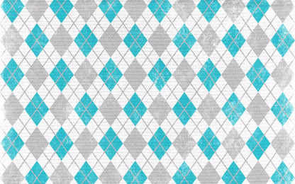 Argyle Teal 14X9 Ultracloth ( 168 X 108 Inch ) Backdrop