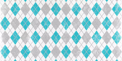 Argyle Teal 20X10 Ultracloth ( 240 X 120 Inch ) Backdrop