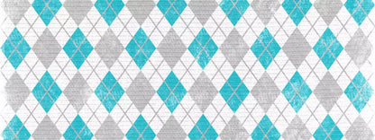 Argyle Teal 20X8 Ultracloth ( 240 X 96 Inch ) Backdrop