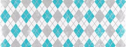 Argyle Teal 20X8 Ultracloth ( 240 X 96 Inch ) Backdrop