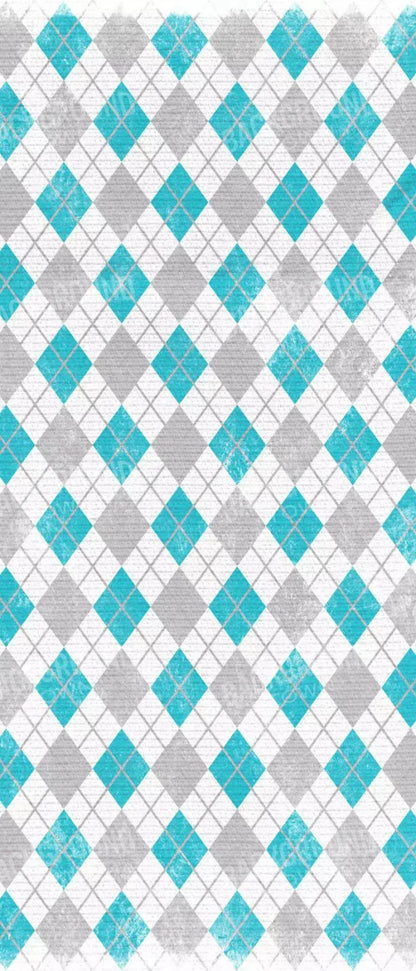 Argyle Teal 5X12 Ultracloth For Westcott X-Drop ( 60 X 144 Inch ) Backdrop
