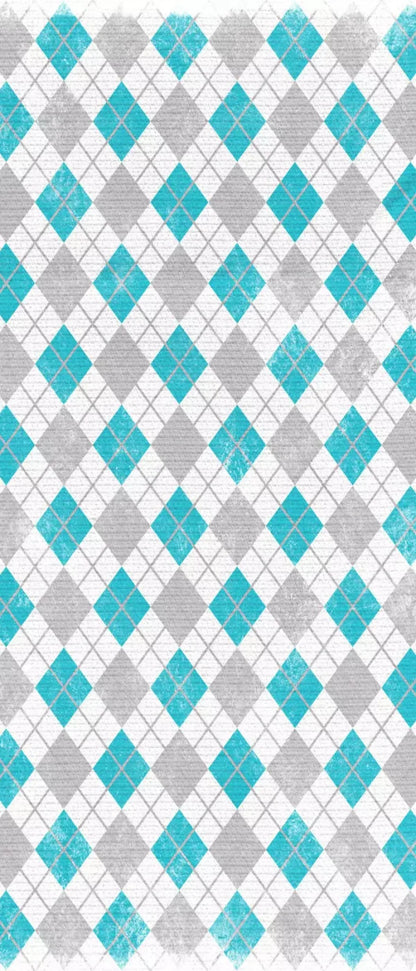 Argyle Teal 5X12 Ultracloth For Westcott X-Drop ( 60 X 144 Inch ) Backdrop