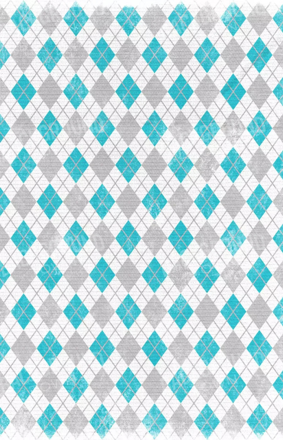 Argyle Teal 8X12 Ultracloth ( 96 X 144 Inch ) Backdrop
