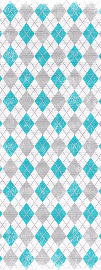 Argyle Teal 8X20 Ultracloth ( 96 X 240 Inch ) Backdrop