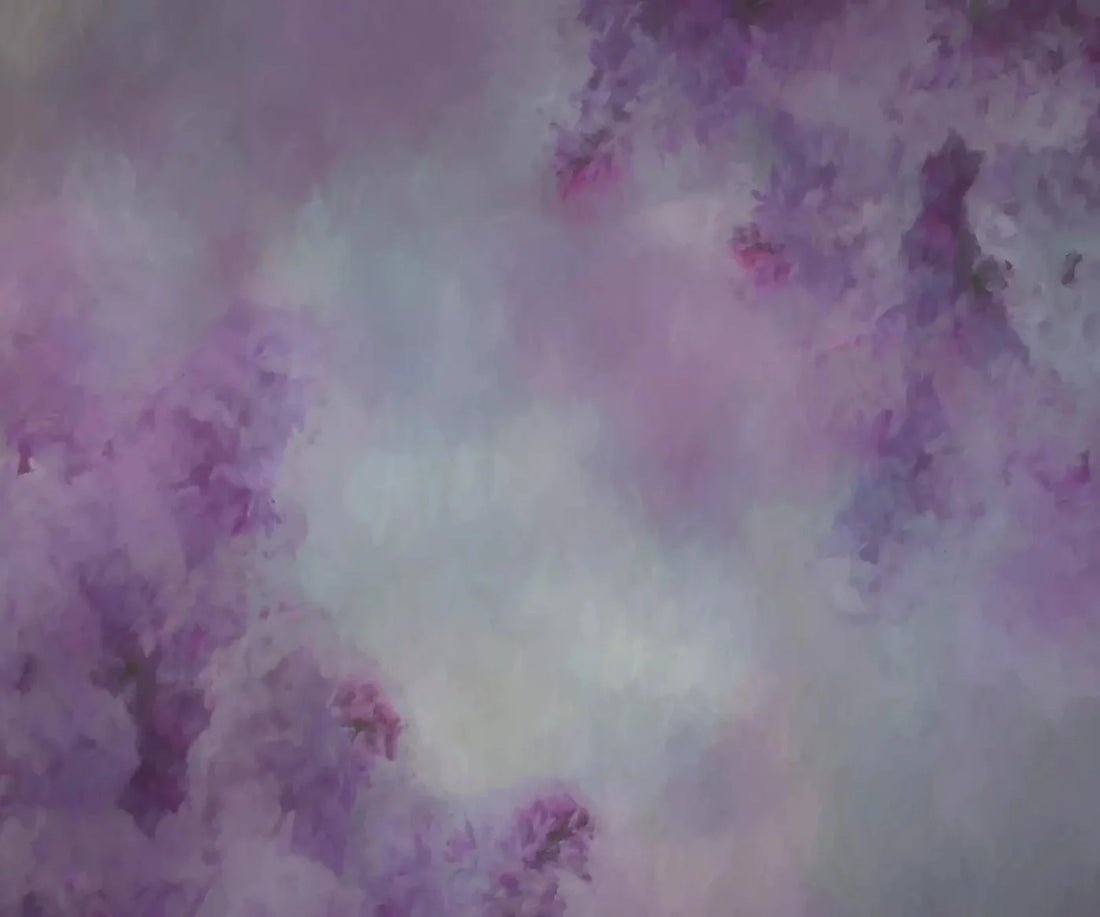 Aria Lilac 5X42 Fleece ( 60 X 50 Inch ) Backdrop