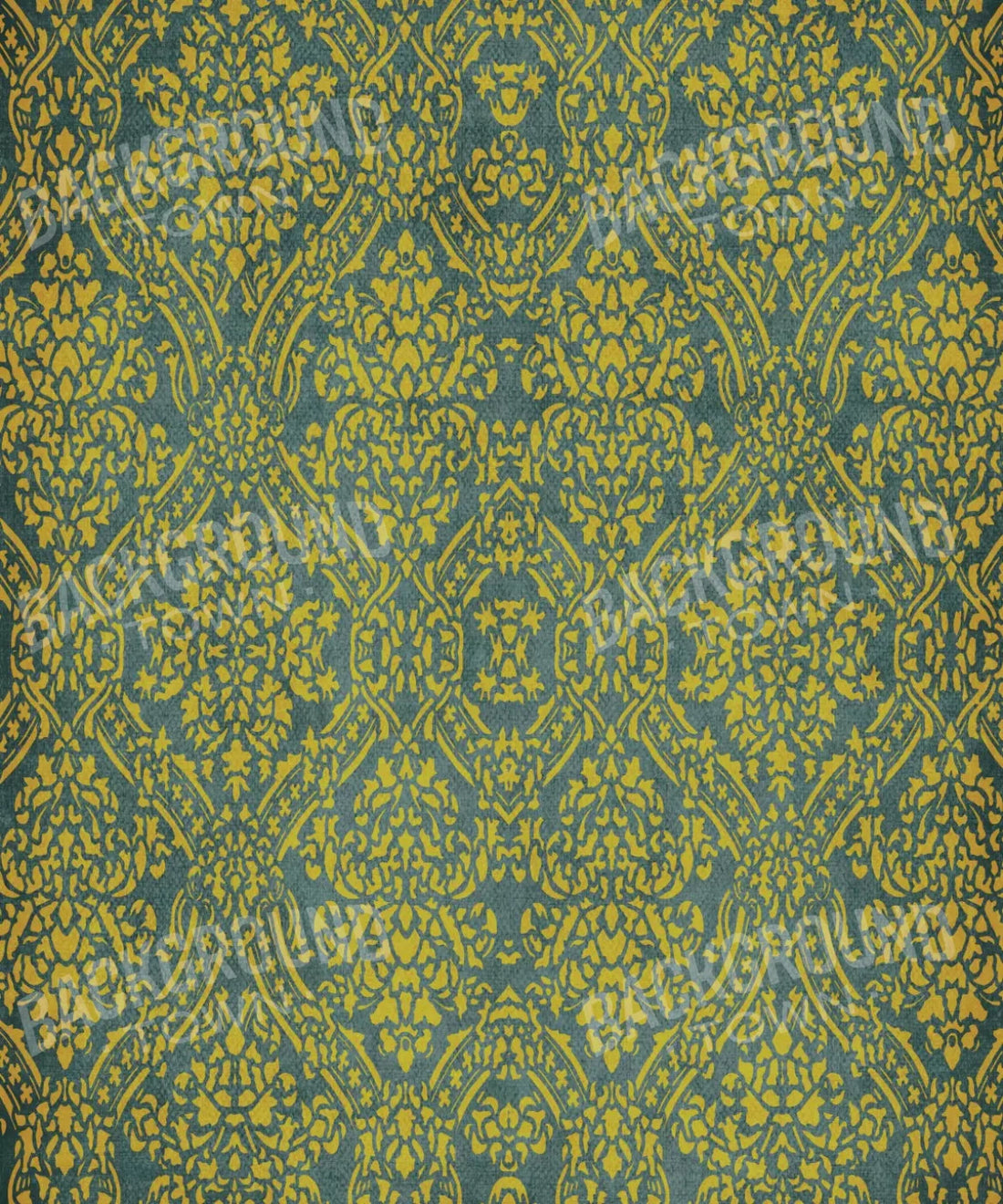 Green Damask Backdrop for Photography