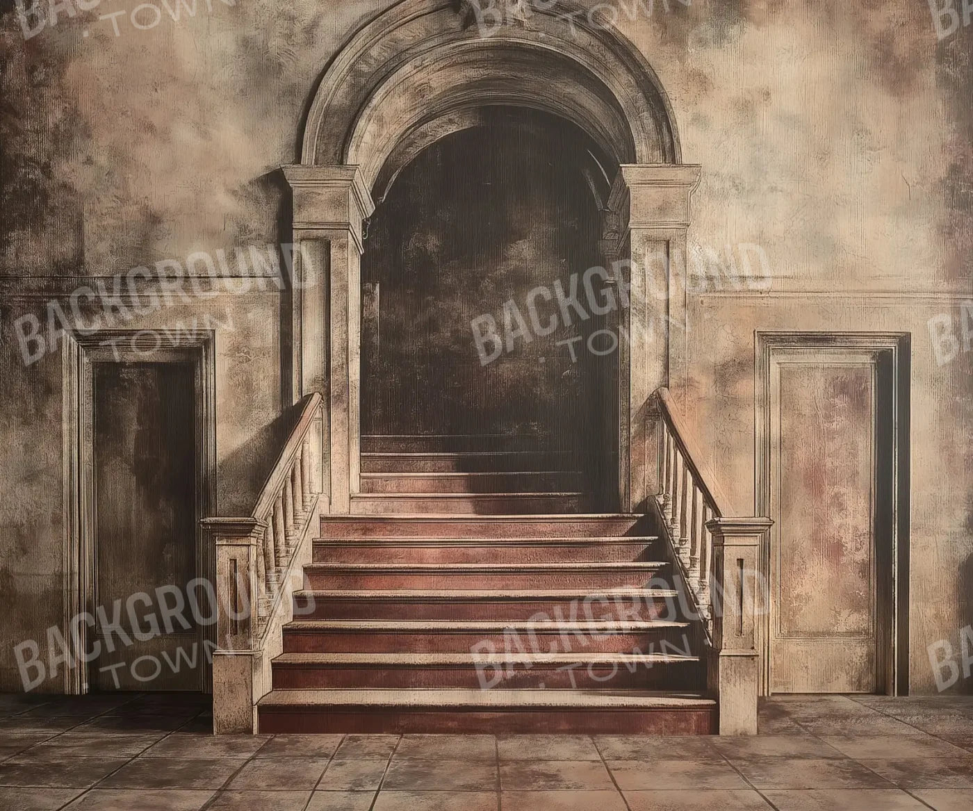 Armistice Stairway 12’x10’ UltraCloth (144 x 120 inch) Backdrop