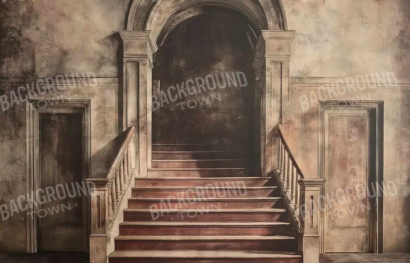 Armistice Stairway 14’x9’ UltraCloth (168 x 108 inch) Backdrop