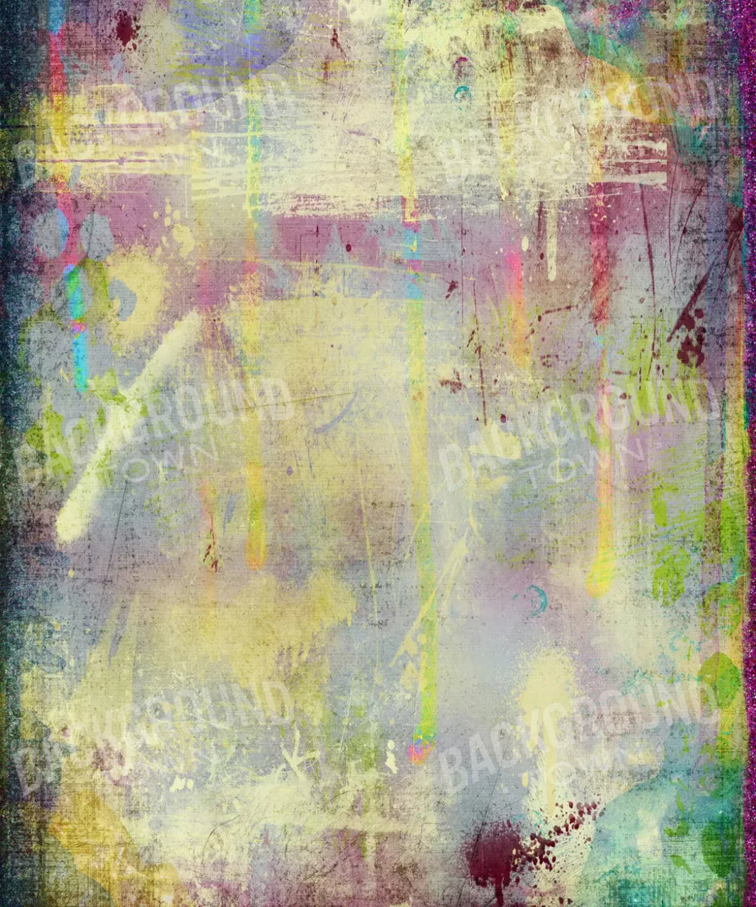 Multi-Color Urban Grunge Backdrop for Photography