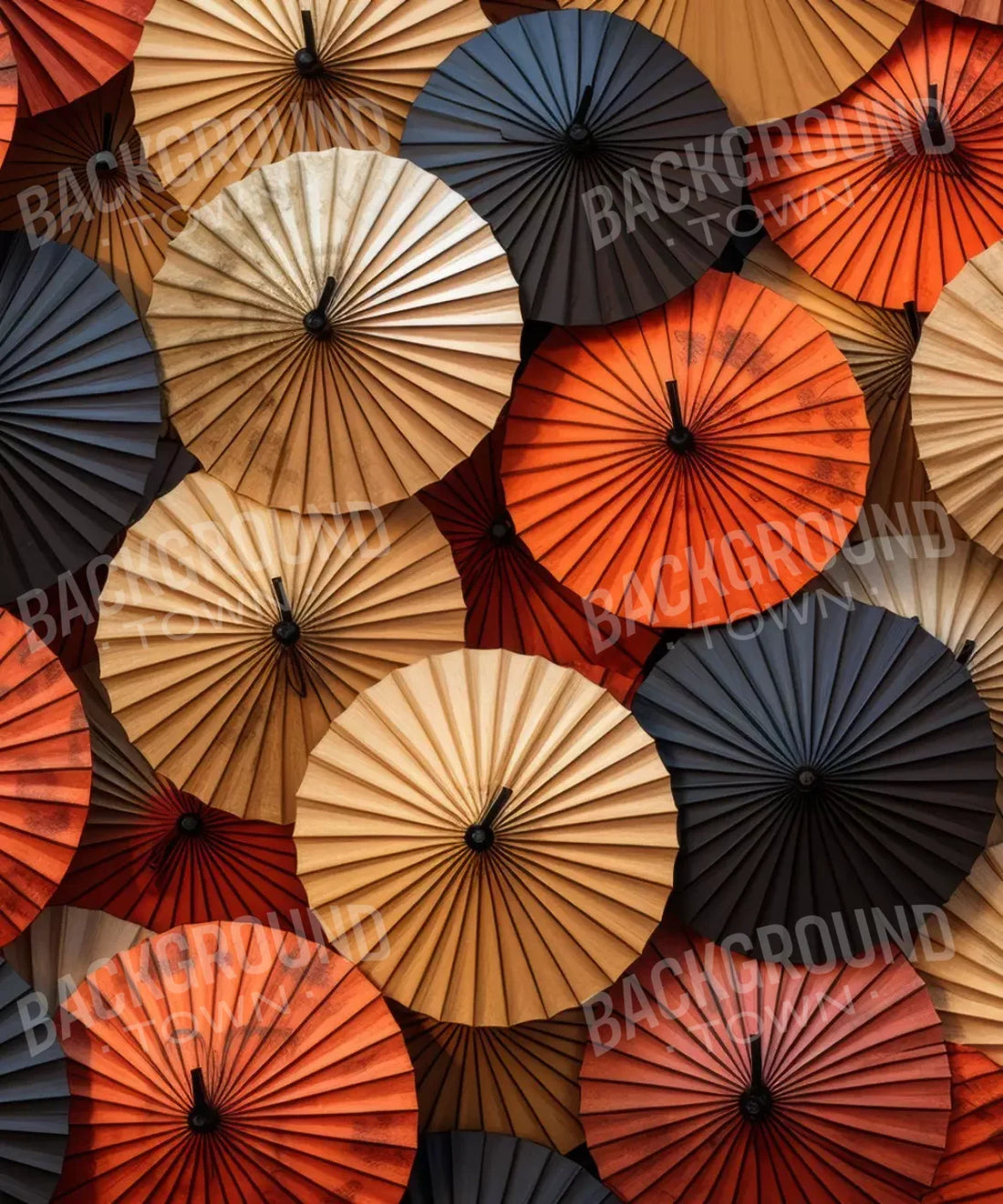 Orange Yellow Black Backdrop for Photography