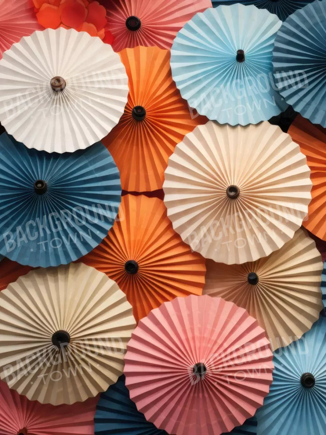 AsianParaols2 6’x8’ Fleece (72 x 96 inch) Backdrop