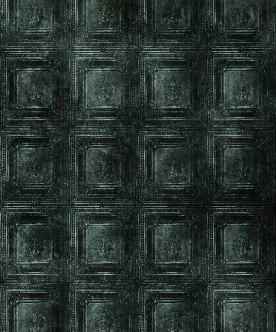 Green Steel and Metal Backdrop for Photography