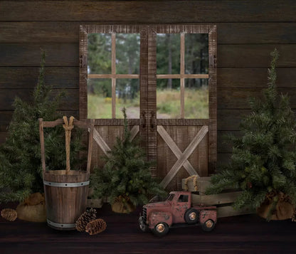 At The Cabin 12X10 Ultracloth ( 144 X 120 Inch ) Backdrop