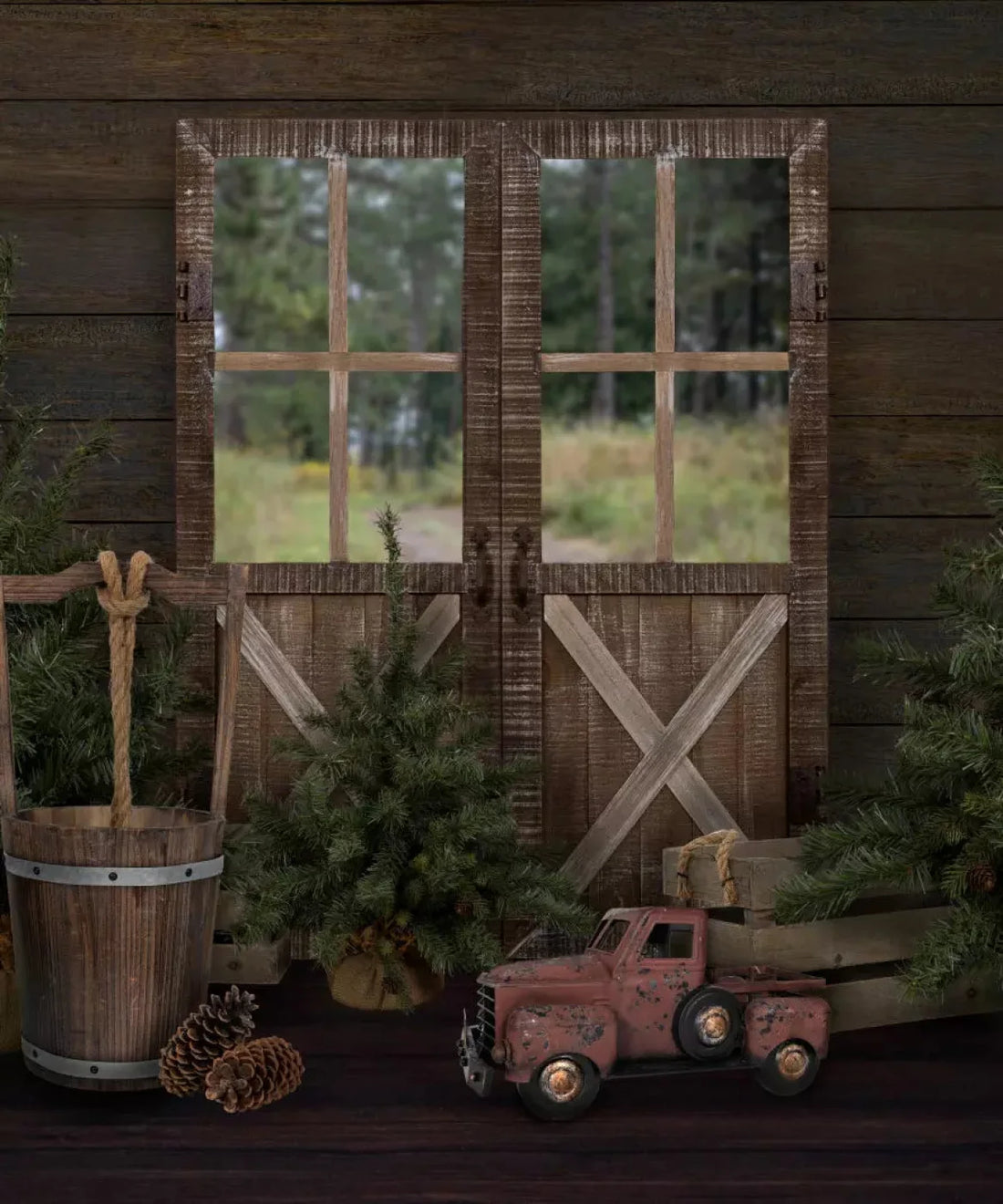 Brown Set Designs Backdrop for Photography