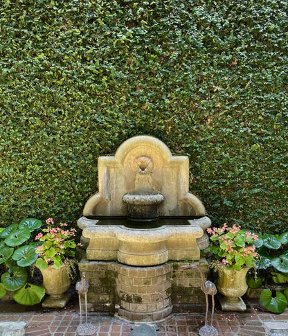 At The Fountain 10X12 Ultracloth ( 120 X 144 Inch ) Backdrop