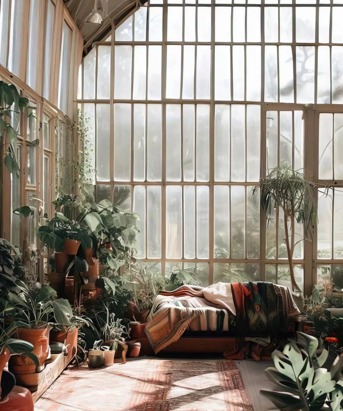 Cozy garden sunroom Backdrop for Photography