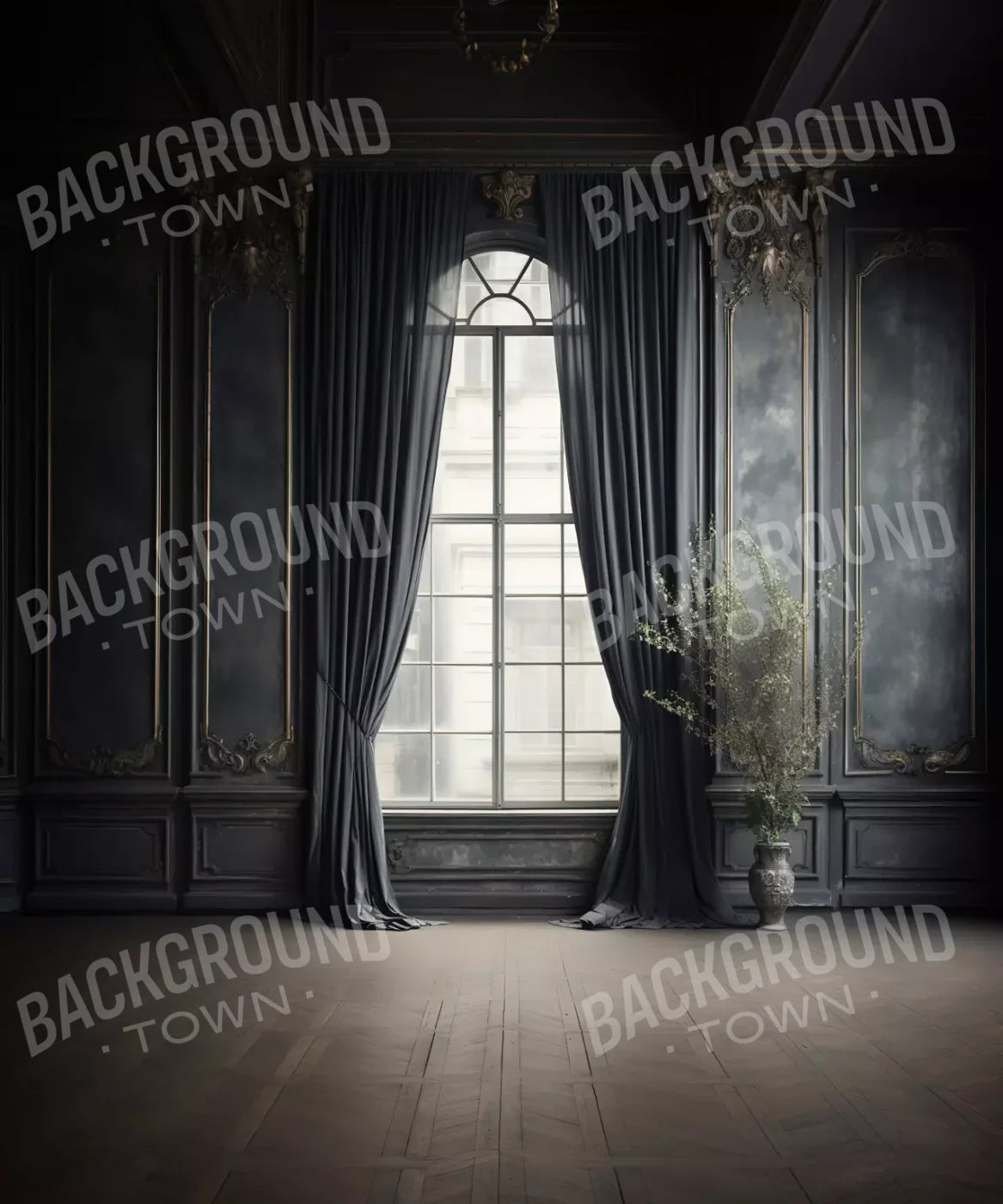 Atrium Dark Ii 10’X12’ Ultracloth (120 X 144 Inch) Backdrop