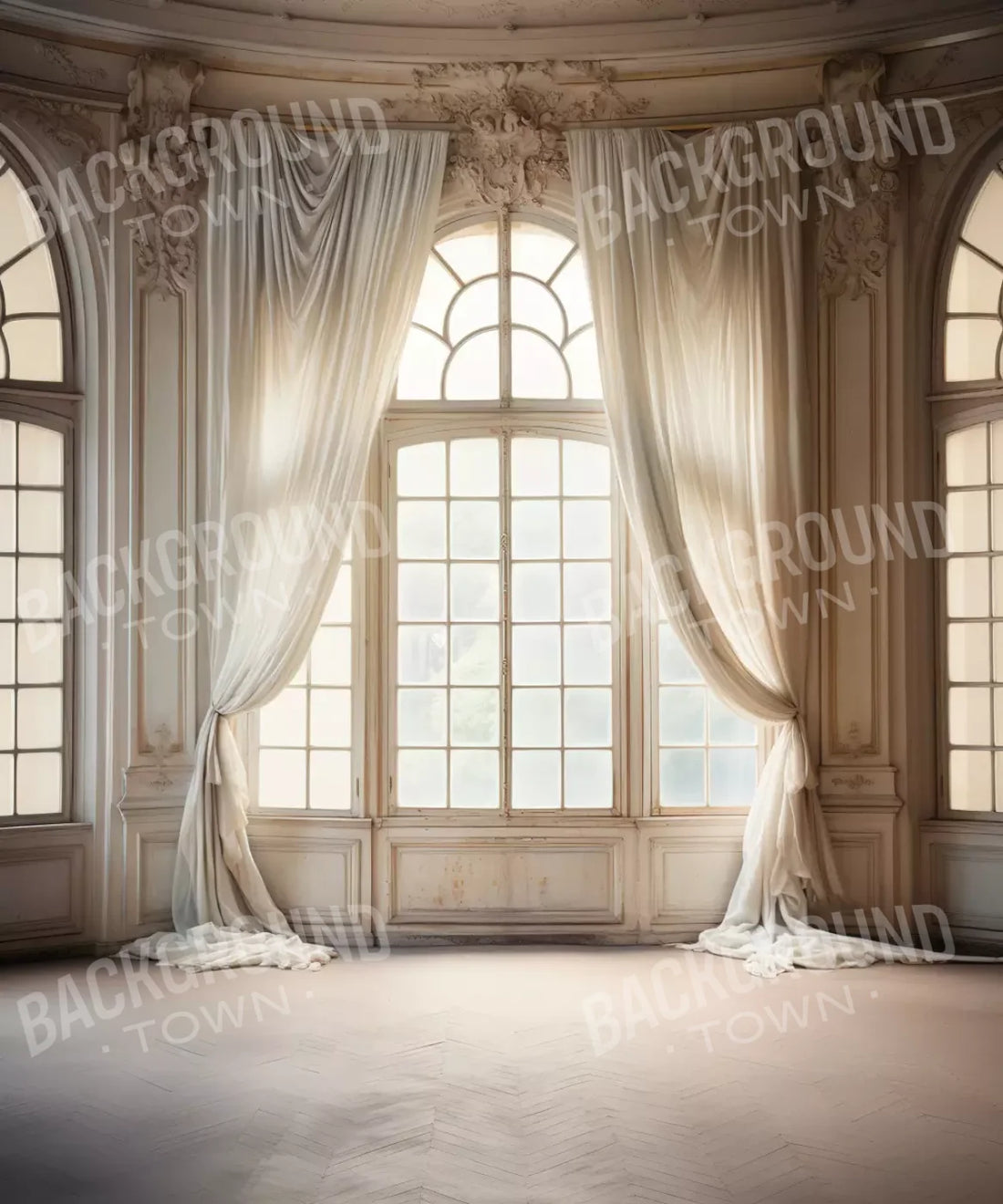 Window , Cream , Tan  Backdrop for Photography