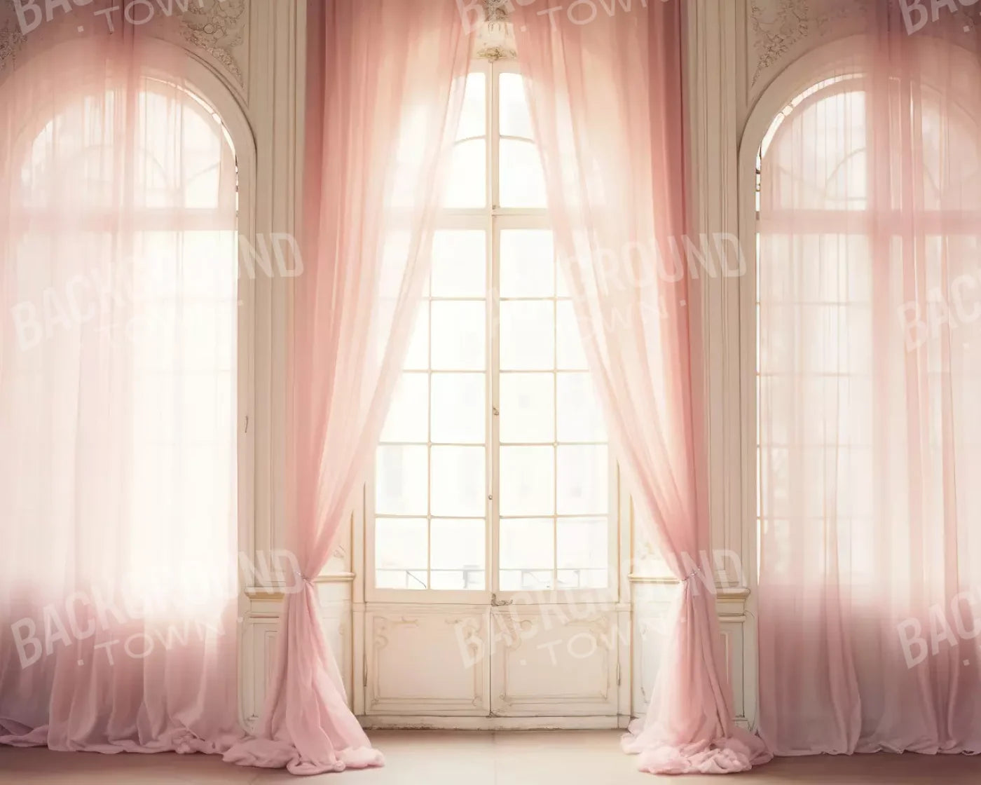 Atrium Pink Ii 10’X8’ Fleece (120 X 96 Inch) Backdrop