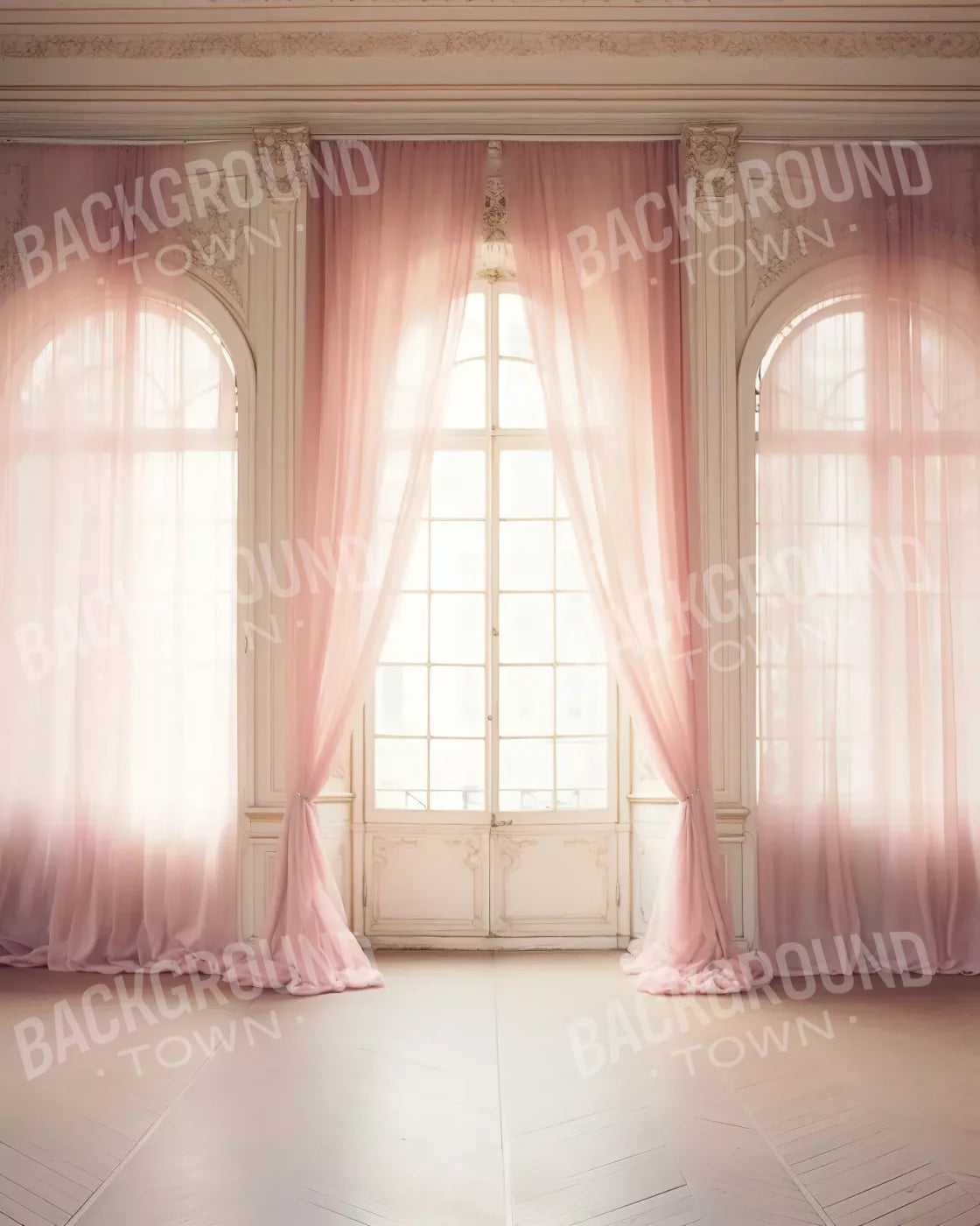 Atrium Pink Ii 8’X10’ Fleece (96 X 120 Inch) Backdrop