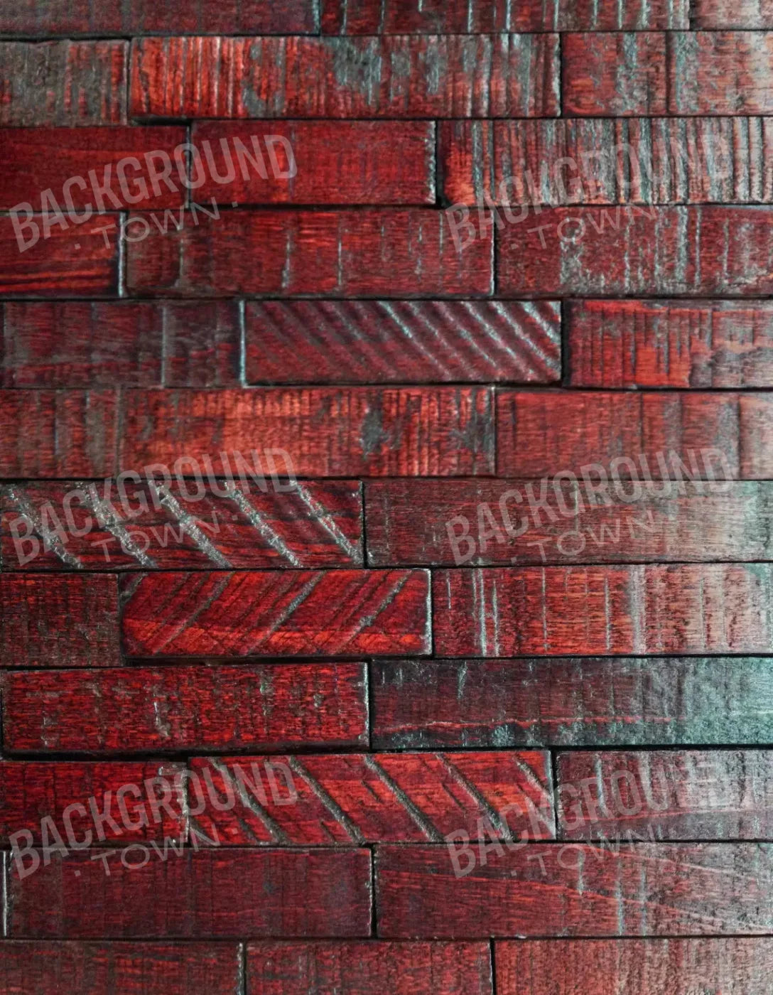 Atwood Red 6X8 Fleece ( 72 X 96 Inch ) Backdrop